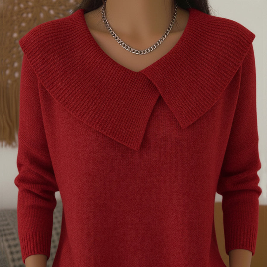 Aldene | Women's Collared Knit Sweater