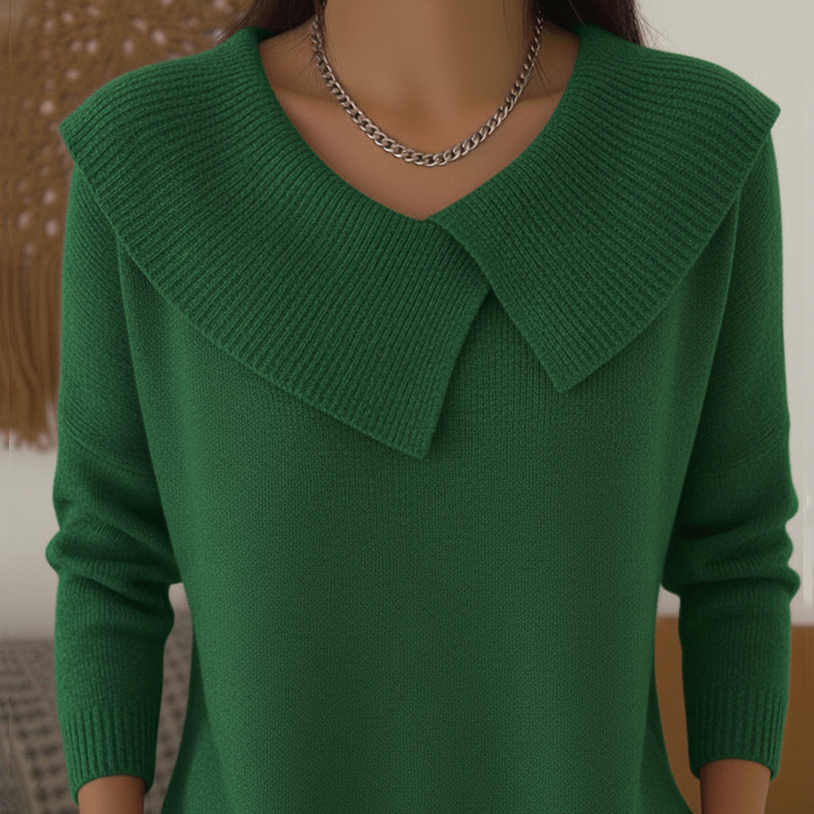 Aldene | Women's Collared Knit Sweater