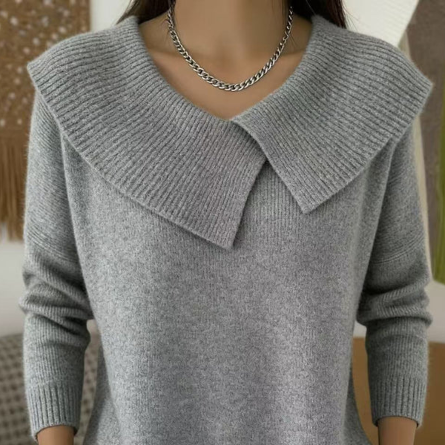 Aldene | Women's Collared Knit Sweater