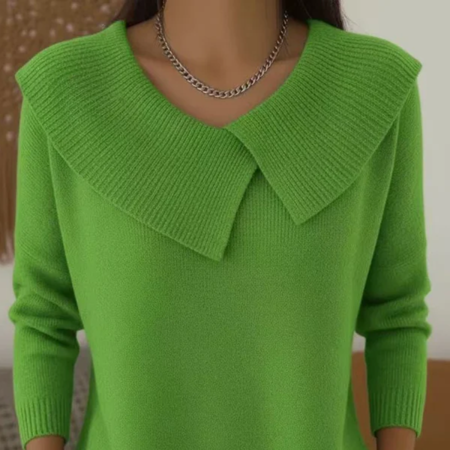 Aldene | Women's Collared Knit Sweater
