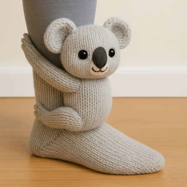 Women's Cute Animal Pattern Non-Slip Cozy Socks