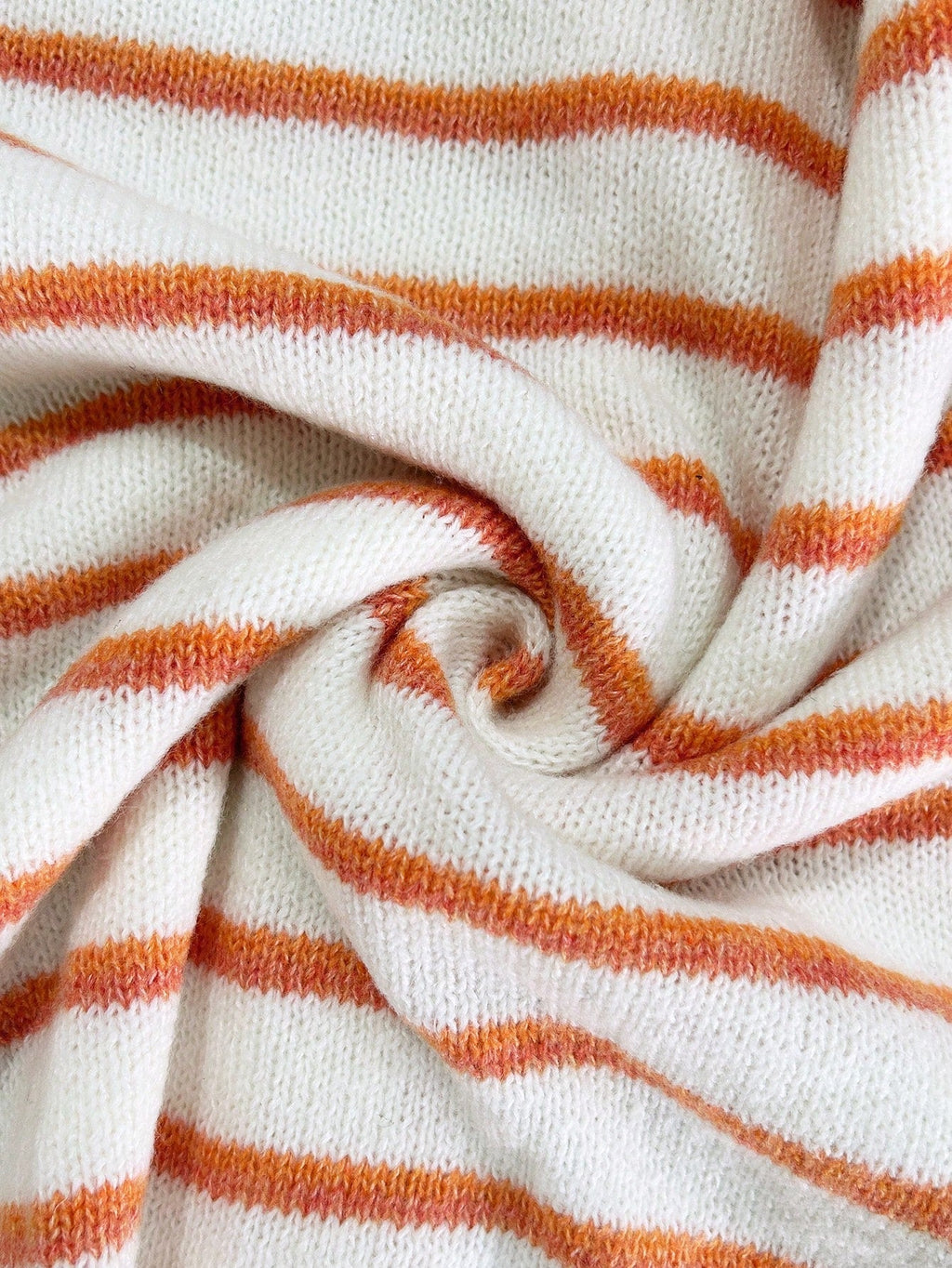 Women's Oversized Striped Knit Button Cardigan
