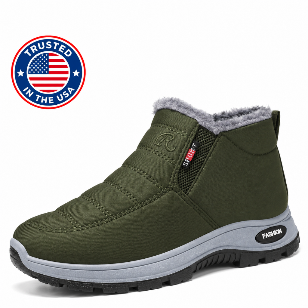 The Alaskaa™ | Quilted Waterproof Slip-On Ankle Boots