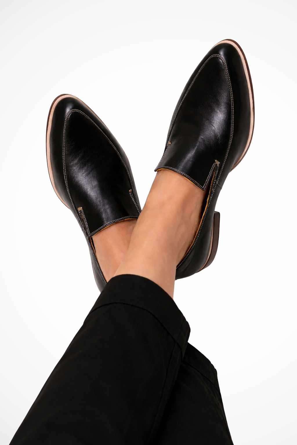 Women's Pointed Toe Slip On Flat Loafers