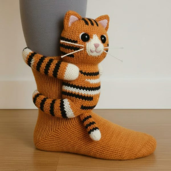 Women's Cute Animal Pattern Non-Slip Cozy Socks
