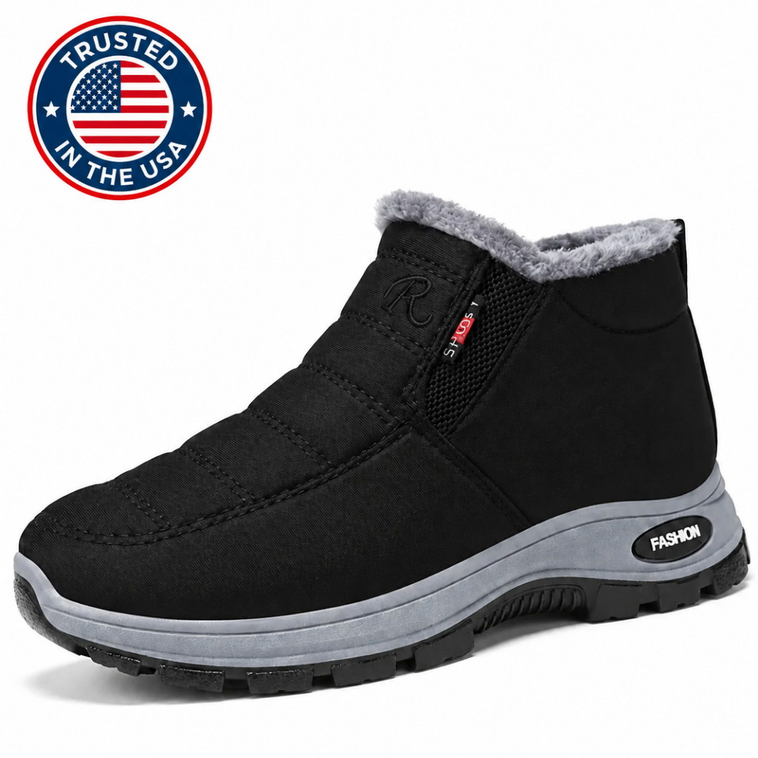 The Alaskaa™ | Quilted Waterproof Slip-On Ankle Boots