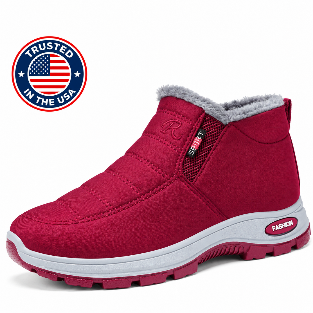 The Alaskaa™ | Quilted Waterproof Slip-On Ankle Boots