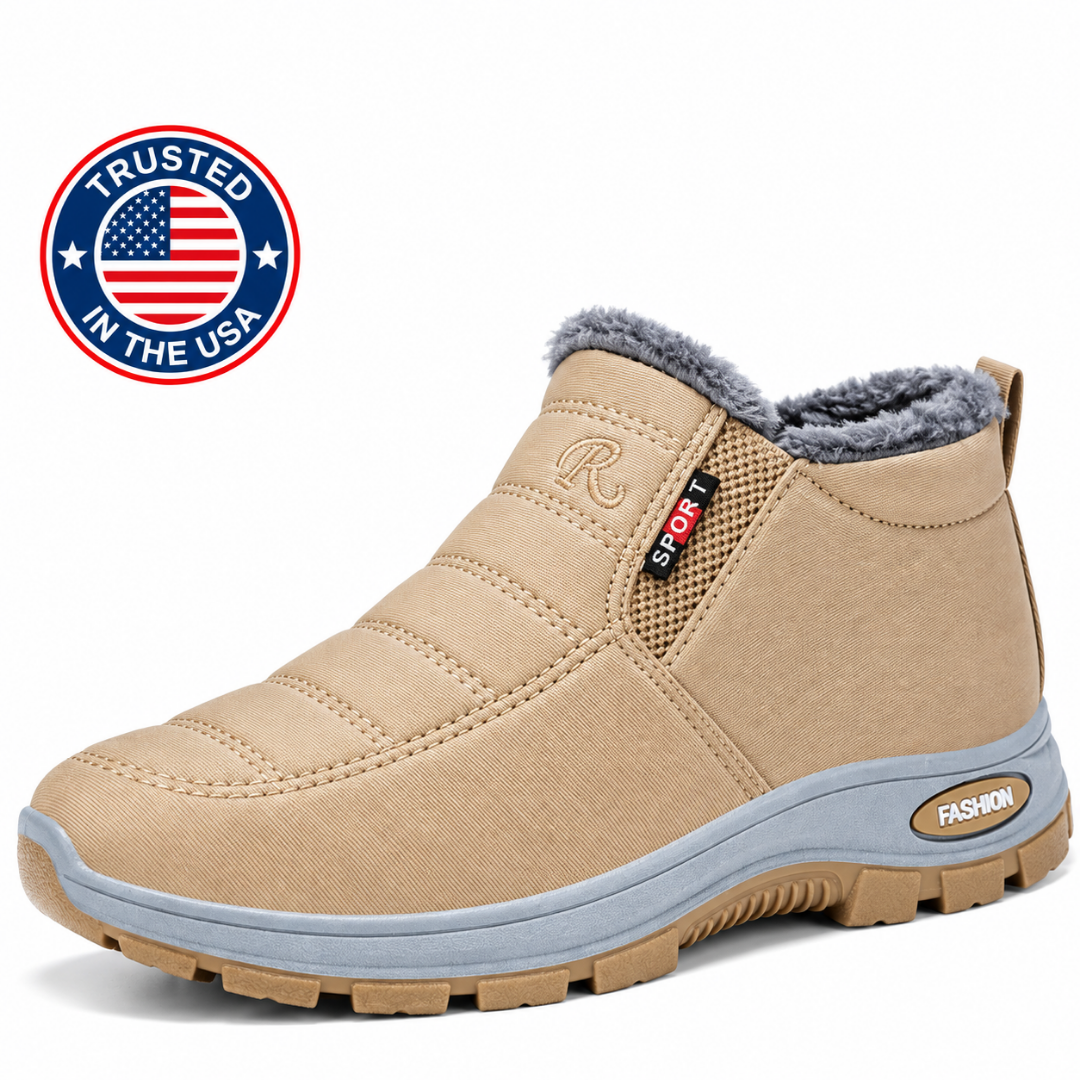 The Alaskaa™ | Quilted Waterproof Slip-On Ankle Boots