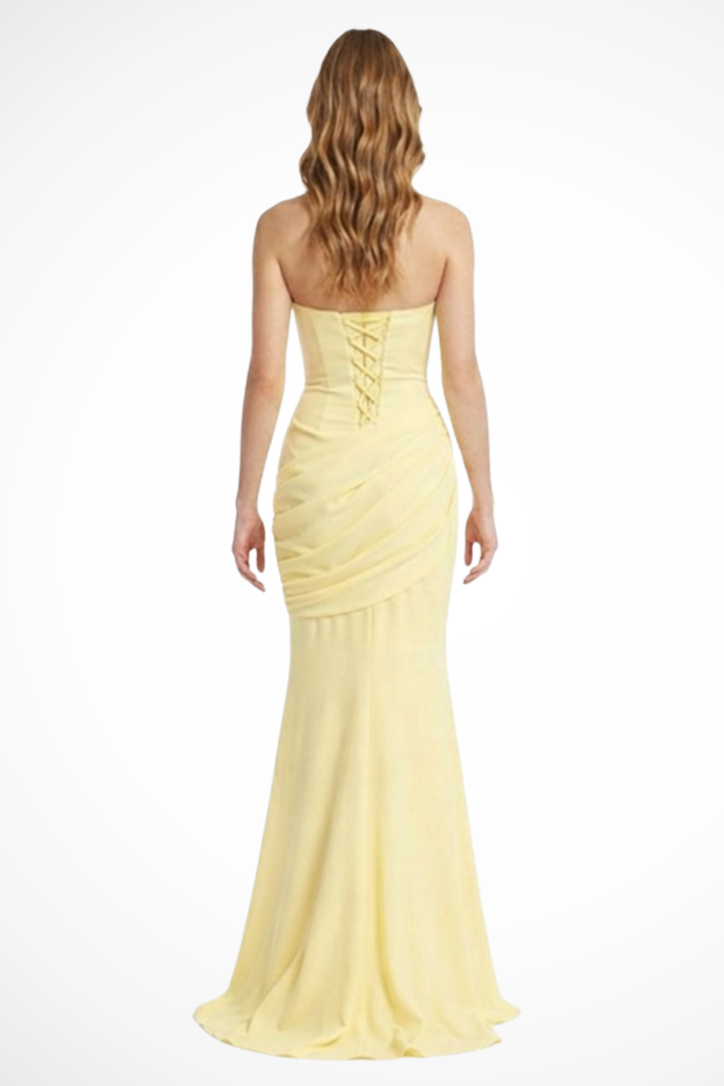Women's Halter Neck Ruched Wedding Guest Maxi Dress