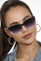 Women Oversized Cat Eye Sunglasses