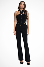 Women Halter Neck Co Ord Wedding Guest Set