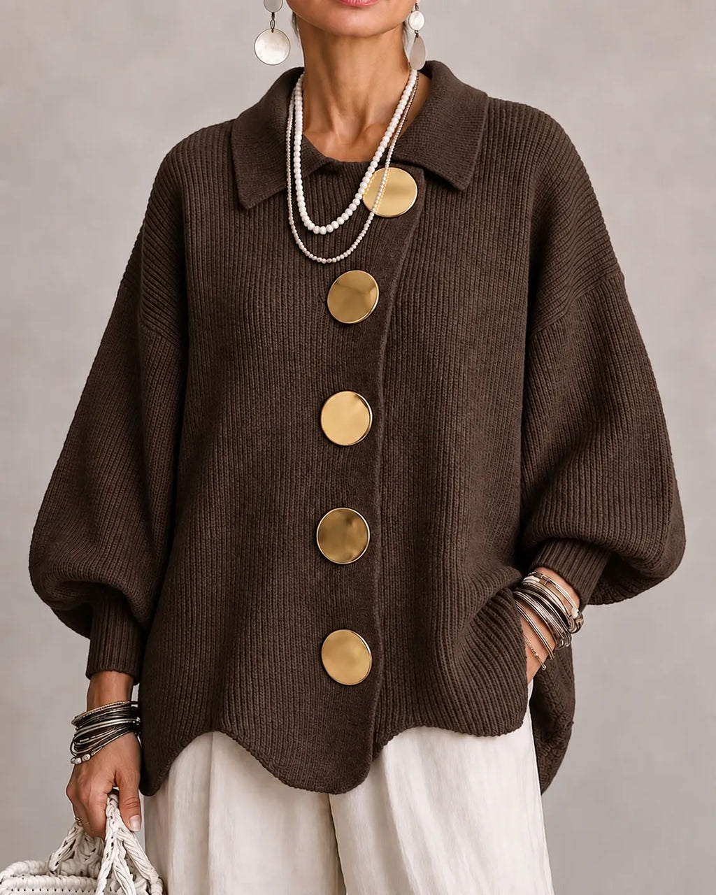 Elara | Women's Oversized Knit Sweater