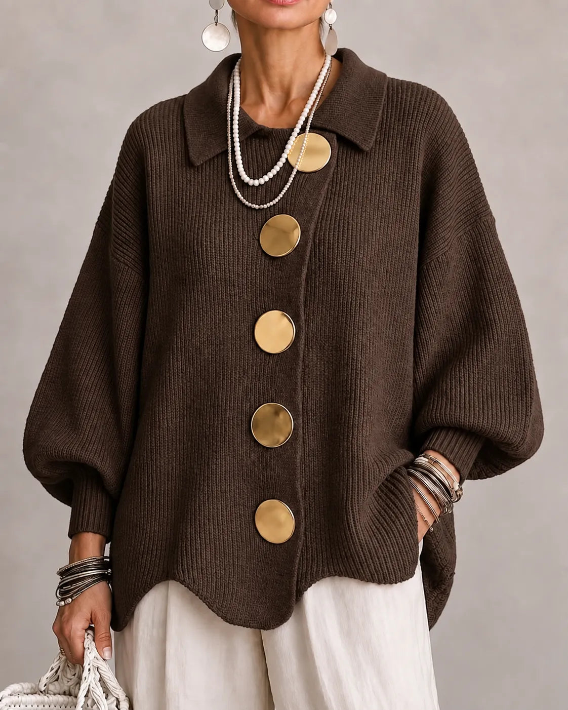 Elara | Women's Oversized Knit Sweater