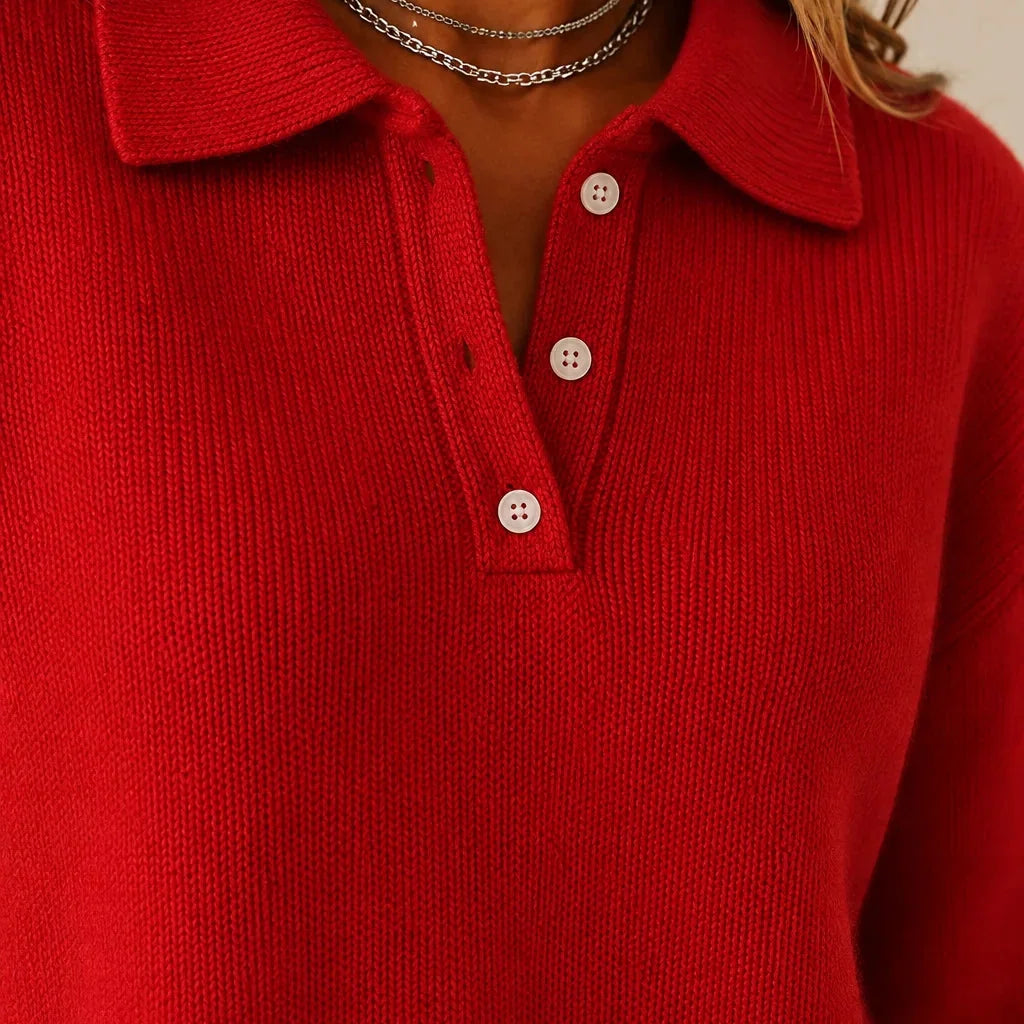 Vicky | Women's Classic Button Sweater