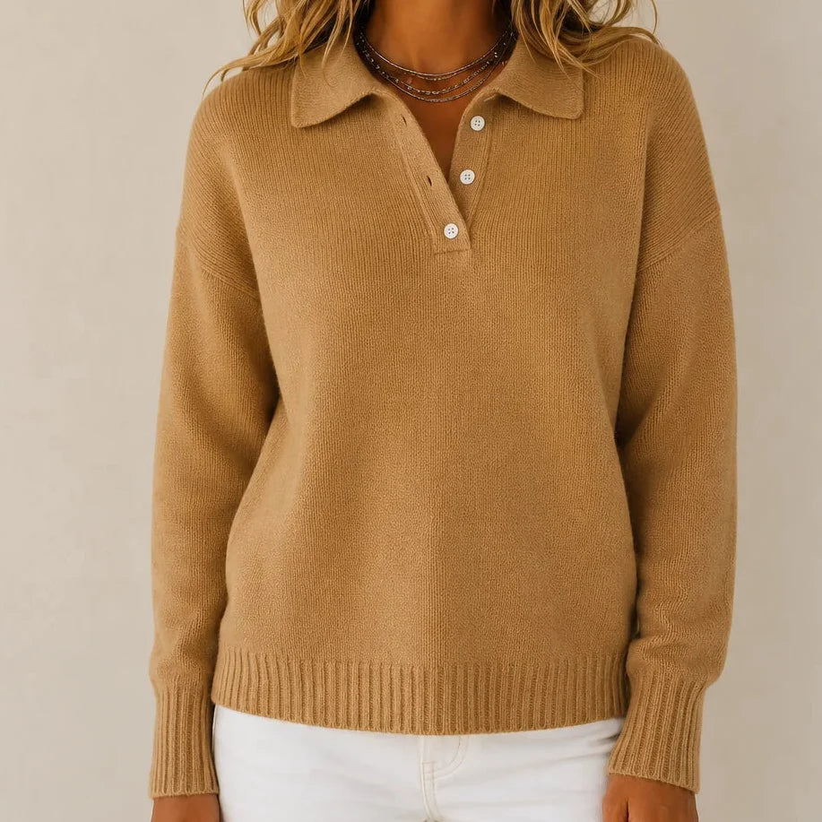 Vicky | Women's Classic Button Sweater