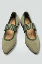 Women's Cozy Knit Texture Mary Jane Flat Shoes