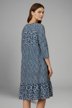 Women's Sleek Structured Fit Solid Plain Midi Dress