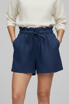 Women’s Shorts with Drawstring Waist and Side Pockets