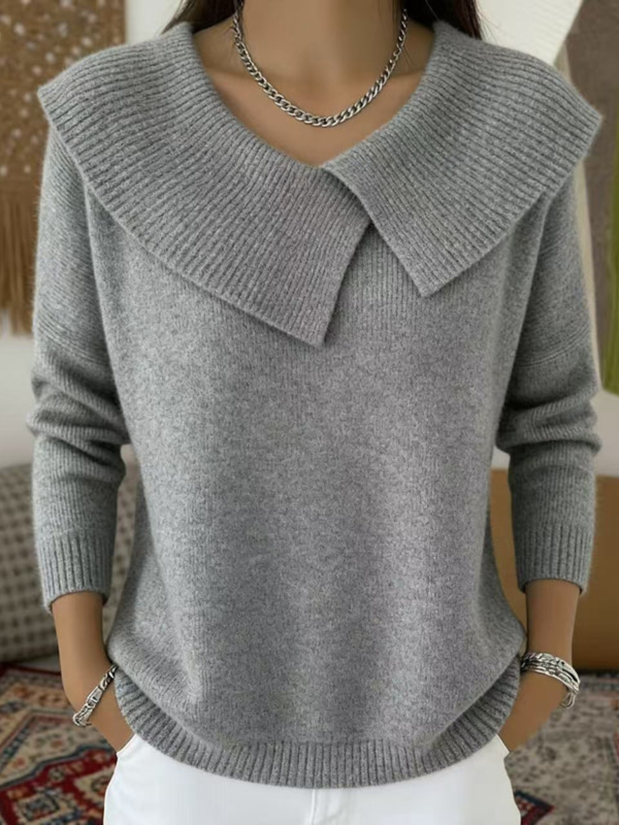 Aldene | Women's Collared Knit Sweater