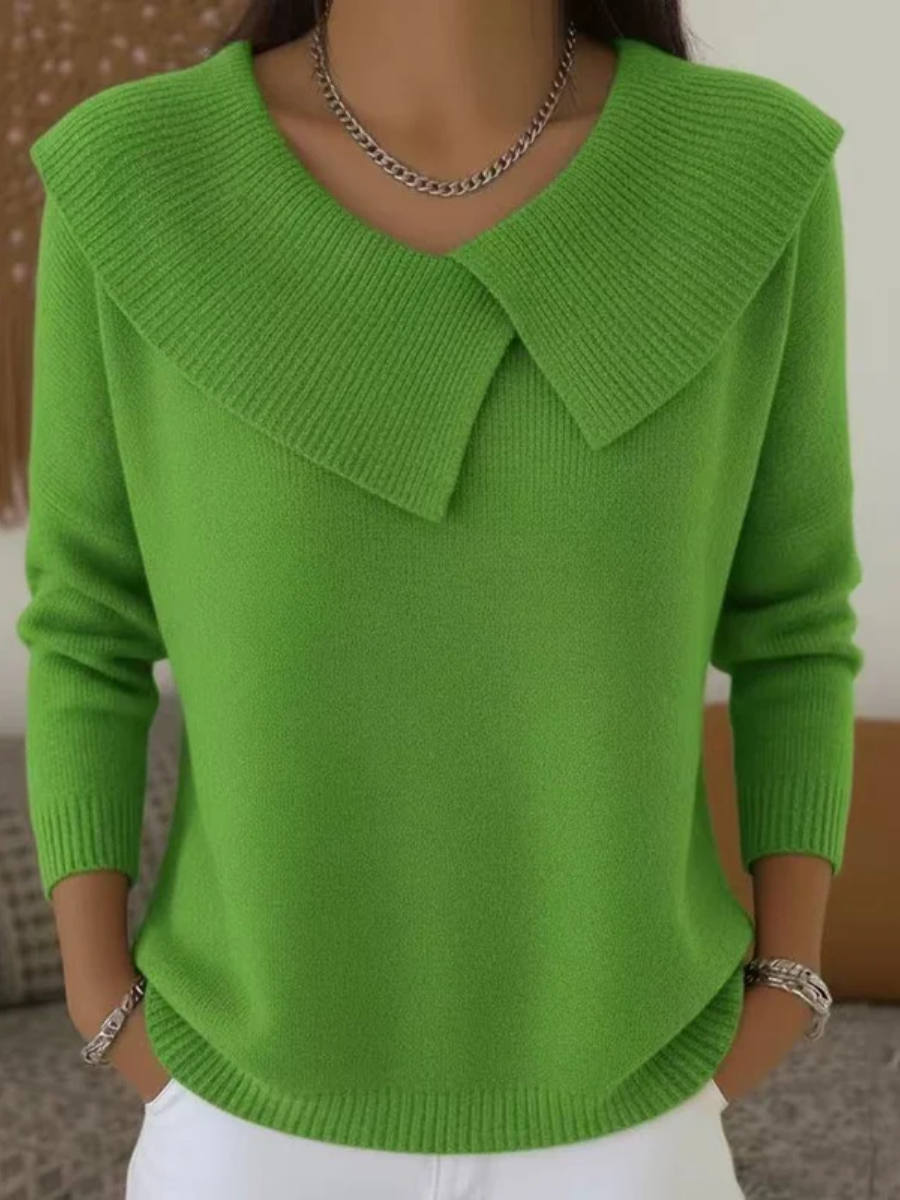 Aldene | Women's Collared Knit Sweater