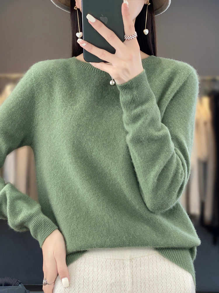 Aldora | Women's Relaxed Fit Knit Pullover Sweater