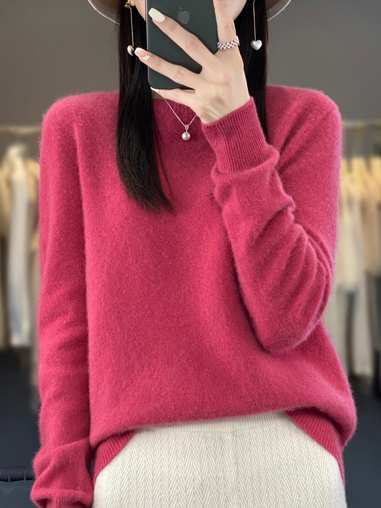 Aldora | Women's Relaxed Fit Knit Pullover Sweater