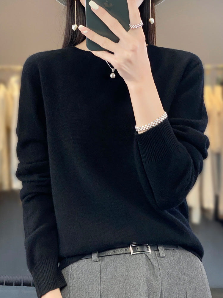 Aldora | Women's Relaxed Fit Knit Pullover Sweater