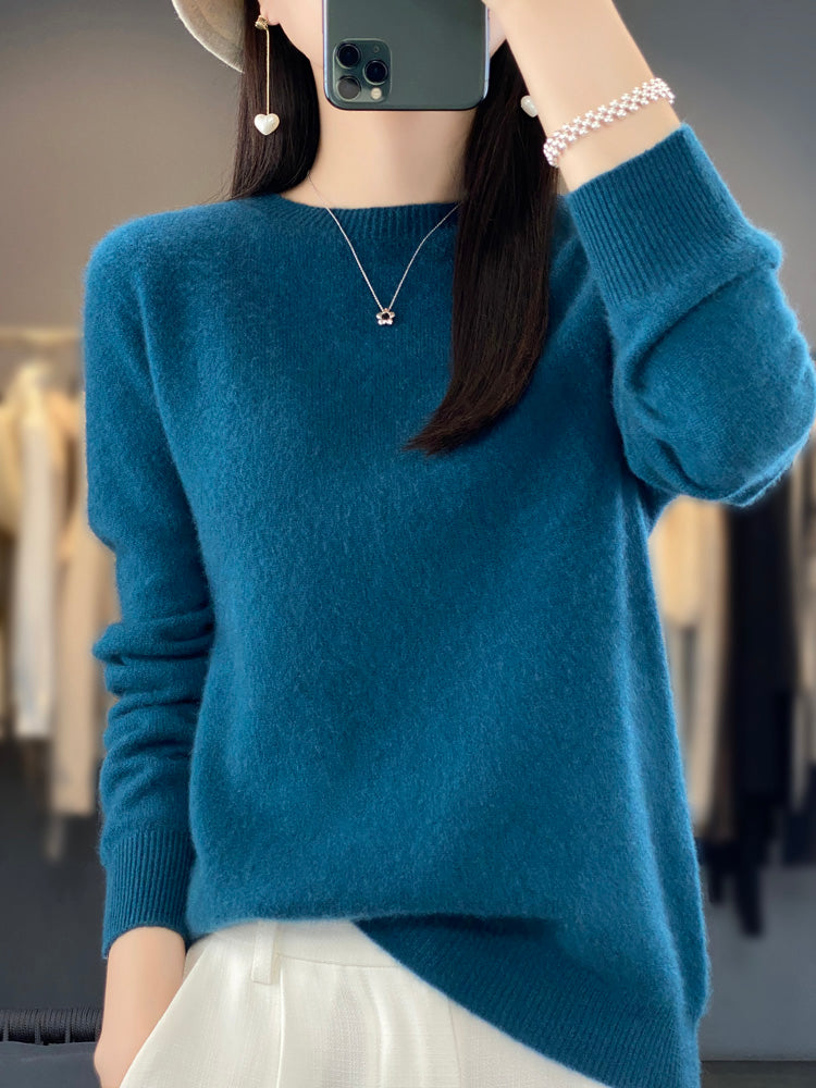 Aldora | Women's Relaxed Fit Knit Pullover Sweater