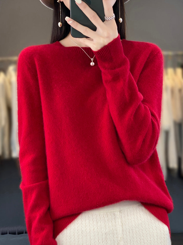 Aldora | Women's Relaxed Fit Knit Pullover Sweater