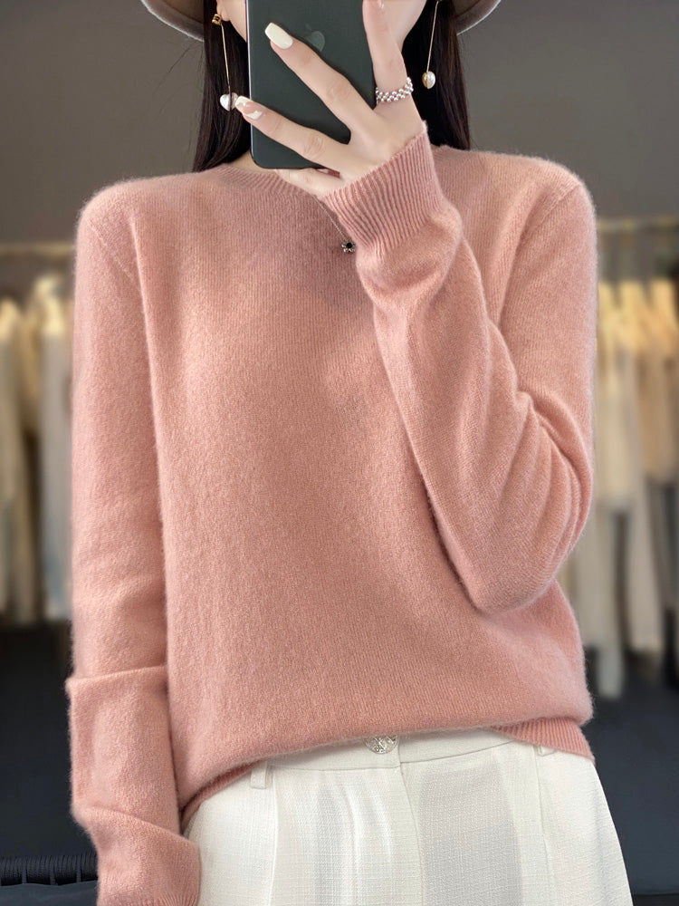 Aldora | Women's Relaxed Fit Knit Pullover Sweater