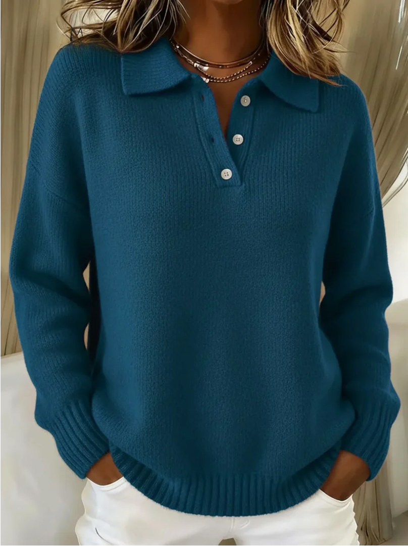 Ardenne | Women's Collared Polo Knit Sweater