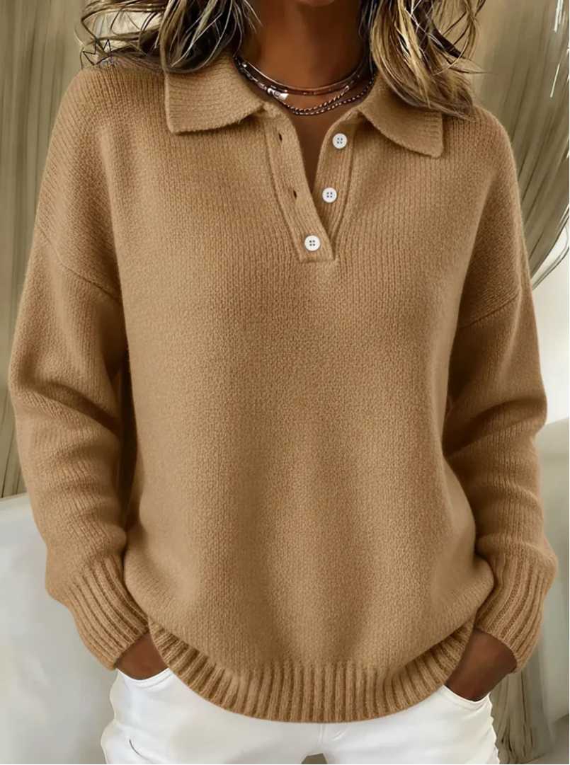Ardenne | Women's Collared Polo Knit Sweater