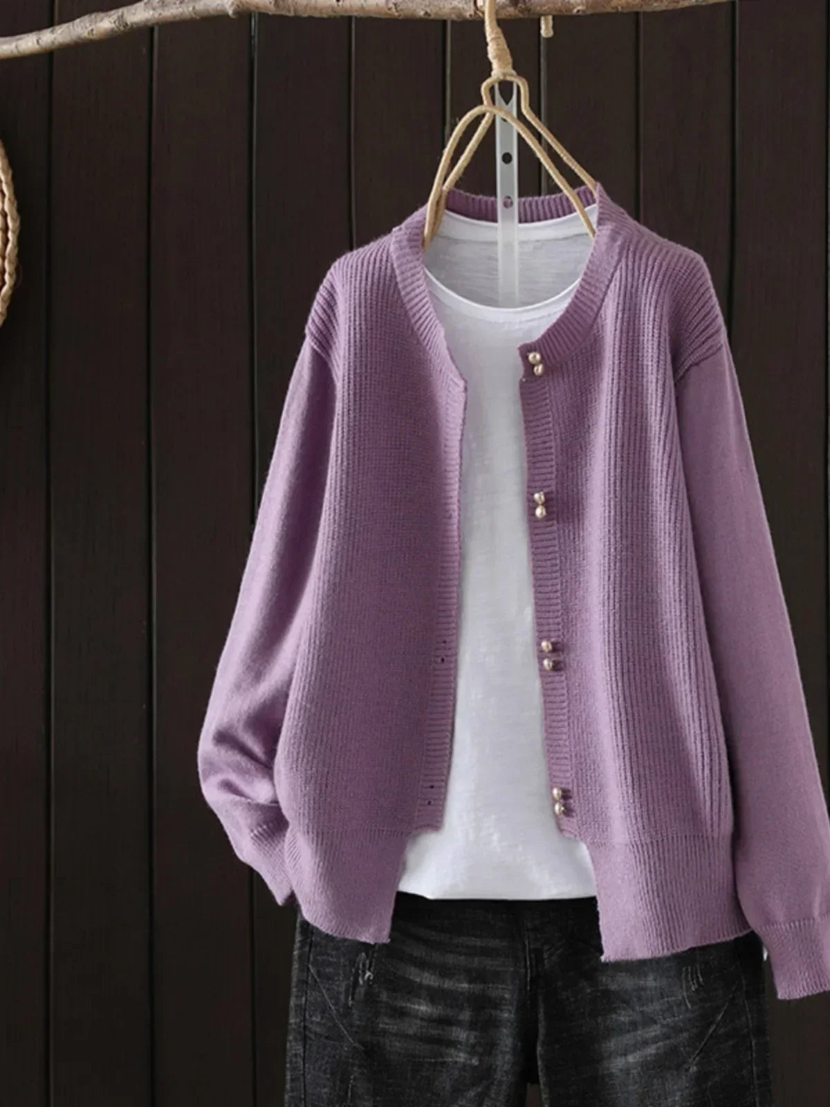 Arveth | Women's Button-Up Knit Cardigan