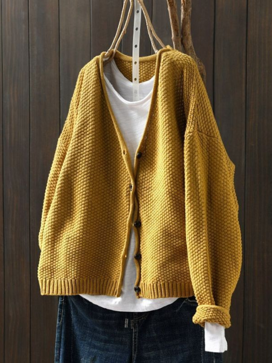Calveth | Women's Button-Front Knit Cardigan