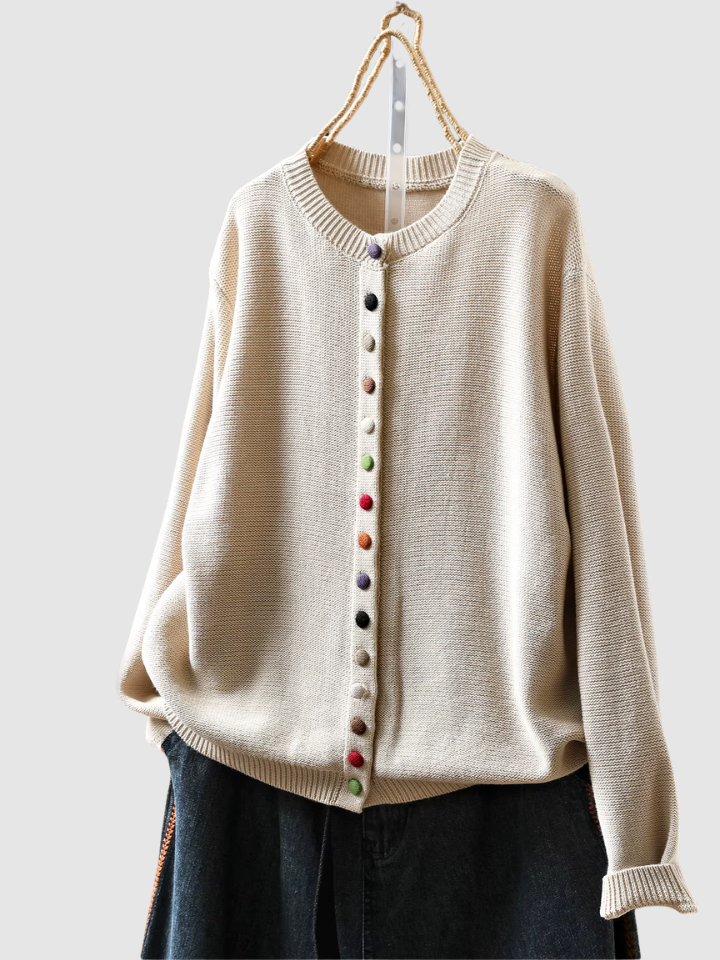 Caspienne | Women's Button-Front Knit Cardigan