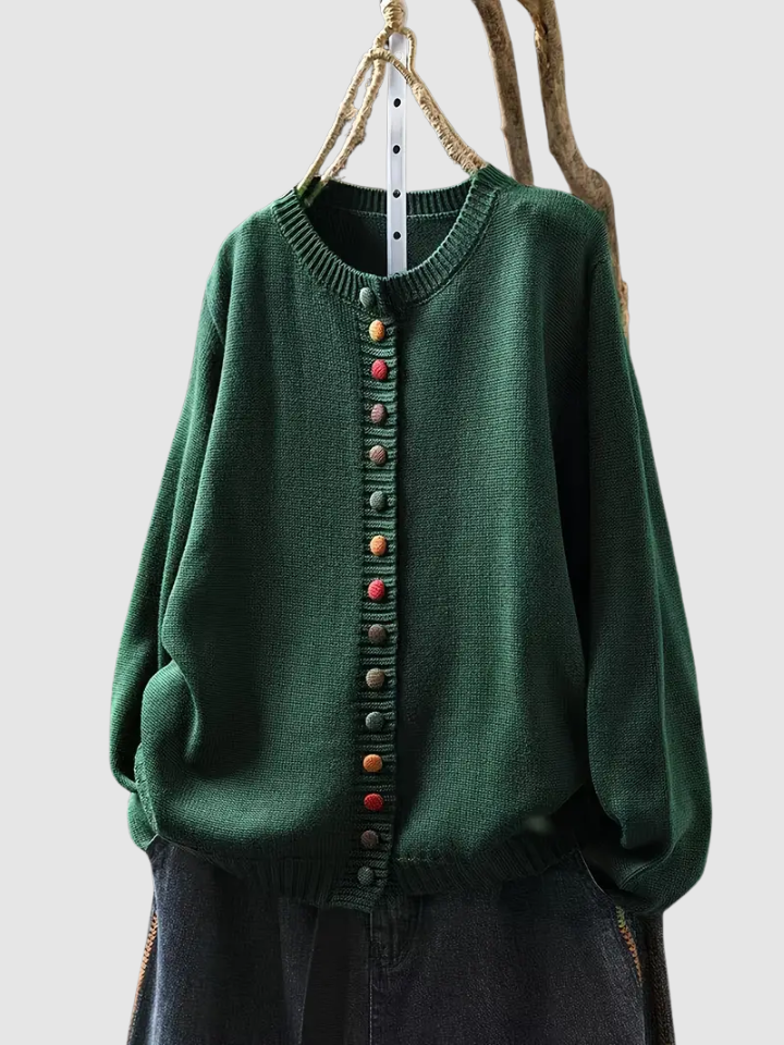 Caspienne | Women's Button-Front Knit Cardigan