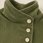 Tina | Women's Asymmetric Corduroy Top