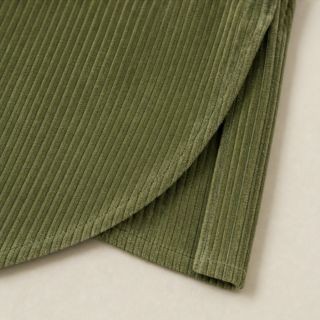 Tina | Women's Asymmetric Corduroy Top