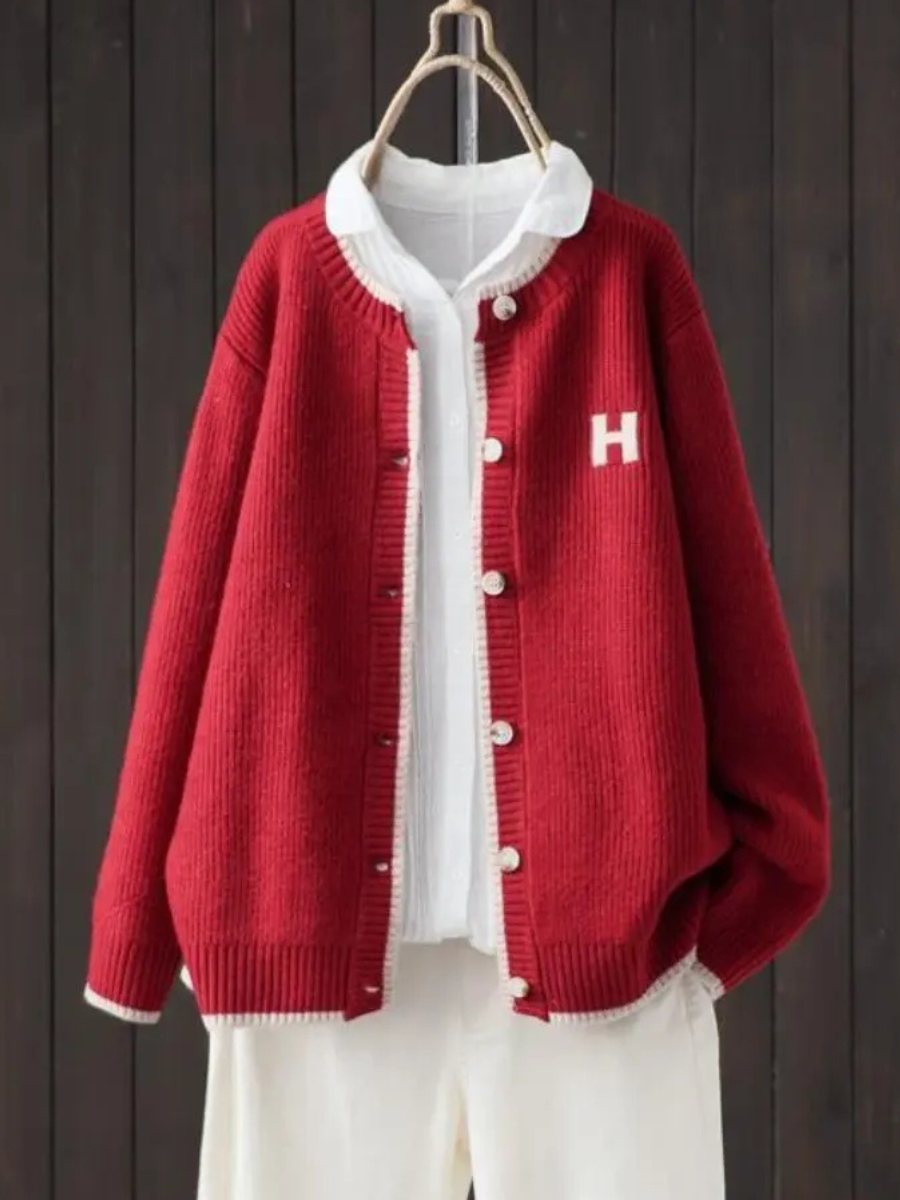 Colveth | Women's Oversized Button-Front Cardigan Sweater