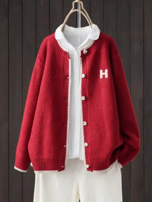 Colveth | Women's Oversized Button-Front Cardigan Sweater
