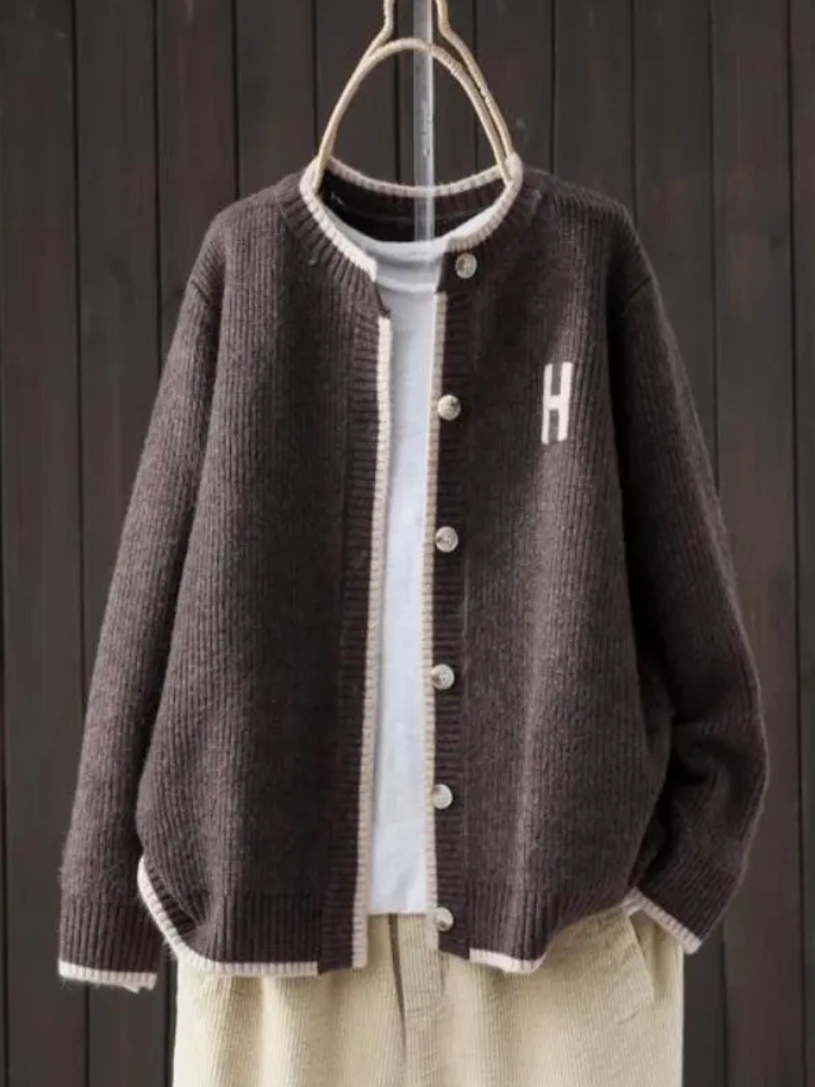 Colveth | Women's Oversized Button-Front Cardigan Sweater