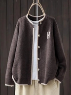 Colveth | Women's Oversized Button-Front Cardigan Sweater
