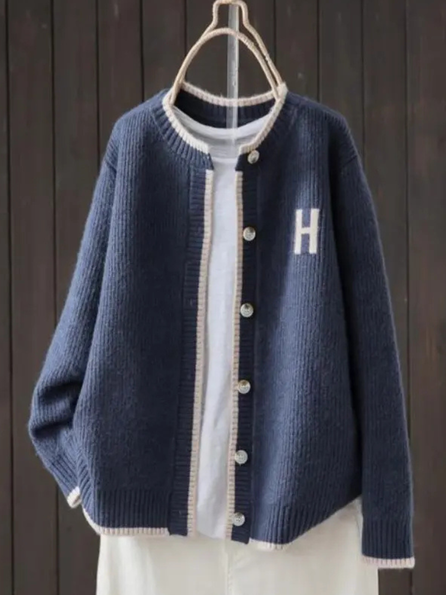 Colveth | Women's Oversized Button-Front Cardigan Sweater