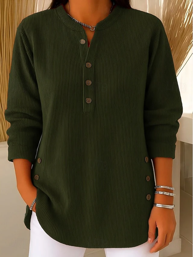 Women's Relaxed Round Neck Knit Sweater
