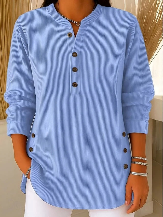 Women's Relaxed Round Neck Knit Sweater