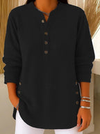 Women's Relaxed Round Neck Knit Sweater