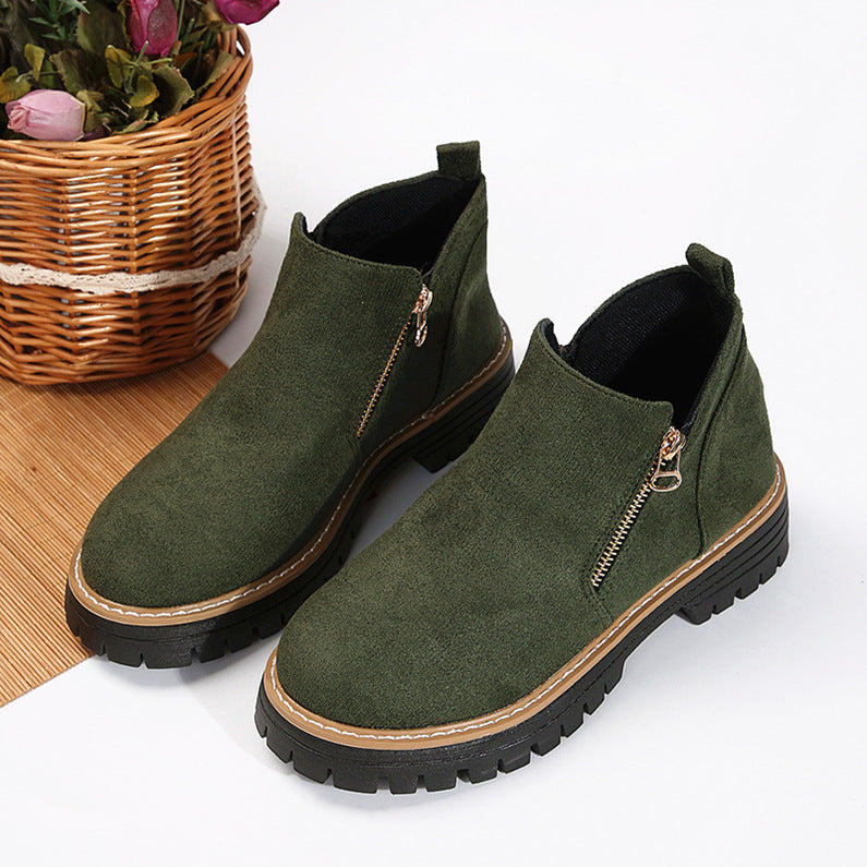Women's Orthopedic PU Leather Ankle Boots