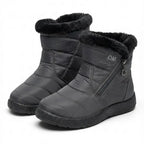 Evelyn | Women’s Quilted Fleece-Lined Zip Ankle Boots
