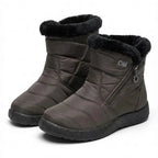 Evelyn | Women’s Quilted Fleece-Lined Zip Ankle Boots