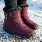 Evelyn | Women’s Quilted Fleece-Lined Zip Ankle Boots